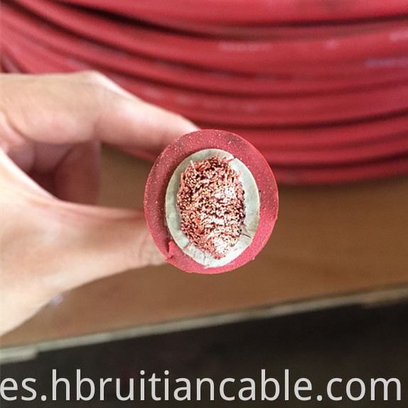 China pesada 16 mm 25 mm 35 mm 70 mm de 95 mm Cable de soldadura de goma